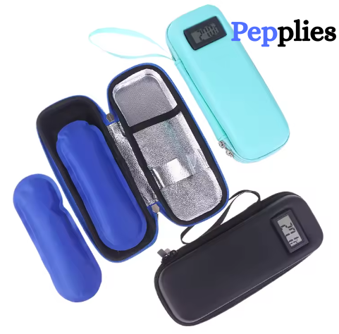 Portable Peptide Travel Cooling Case