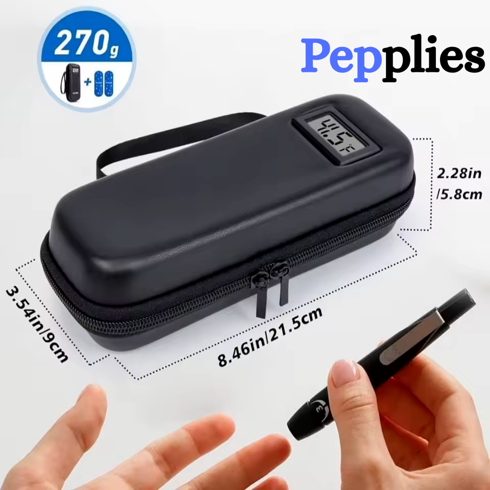 Portable Peptide Travel Cooling Case